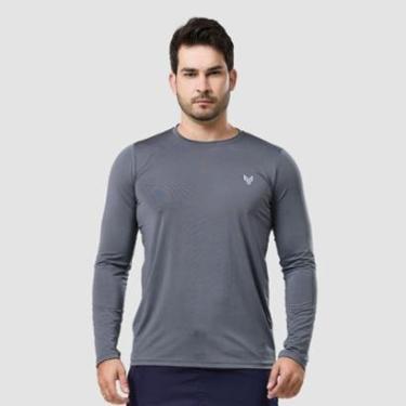 Imagem de Camiseta UV Térmica Masculina Camisa Manga Longa Segunda Pele Cor:;Tamanho:M;Gênero:Masculino-Masculino