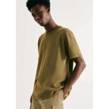 Imagem de Camiseta Masculina Manga Curta Em Tricô-Masculino