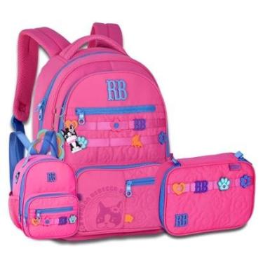 Imagem de Mochila Lancheira e Estojo Box Kit Rebecca Bonbon Completo-Feminino