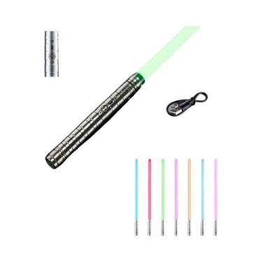 Imagem de Sabre De Luz Metálico RGB De 7 Cores Para Duelo Com Movimento Suave, S