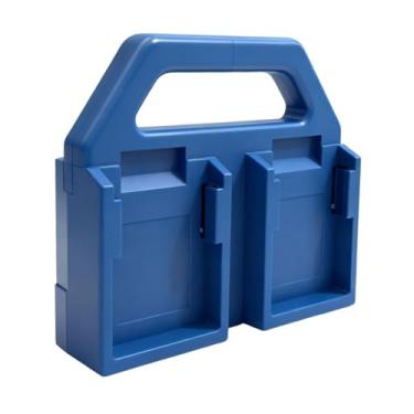 Imagem de oshhni Suporte para bateria, organizador de bateria portátil e para oficina.