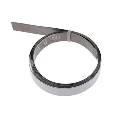 Imagem de Gralara Fita Métrica Autoadesiva em aço Inoxidável 304, Esquerda para a direita 2M