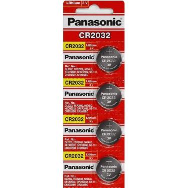 Imagem de 2X Kit 2 Cartelas Baterias Panasonic Cr2032 3V 10 Unidades