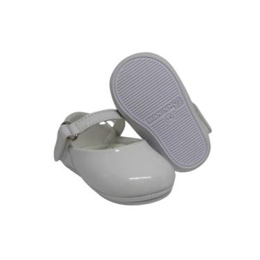 Imagem de Sapato de Bebe Sapatilha Salomé Casual Batizado Infantil Menina RN Man