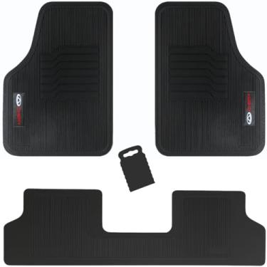 Imagem de Jogo Tapete Automotivo De Borracha Compatível com Chery 5 Peças Preto (3 Peças, QQ 2011 a 2020)
