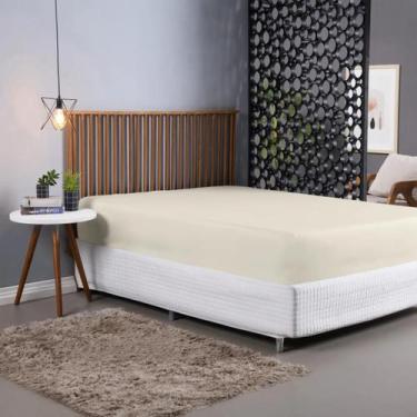 Imagem de Lençol King Avulso Sem Elástico MicroPercal Ponto Palito Ref.4M - Casa