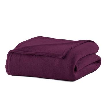 Imagem de Cobertor Manta de Microfibra Liso Casal 180x220cm  Camesa, Beringuela