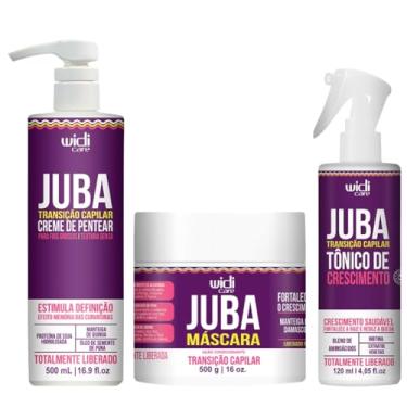Imagem de Kit Widi Care Juba Transição Capilar – Creme de Pentear, Máscara e Tônico de Crescimento