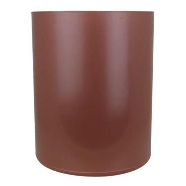 Imagem de Cesto Lixeira 30x70 Plastica 50 Litros Sem Tampa Marrom - jsn