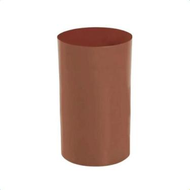 Imagem de Lixeira Plástica 22 Litros Sem Tampa Marrom - jsn