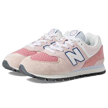 Imagem de New Balance Boy's 574 Sneaker, Rosa nebulosa, 37.5 EU