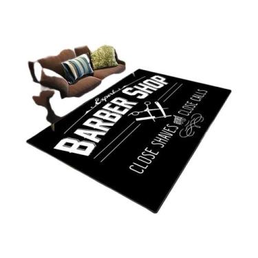 Imagem de Tapete Antiderrapante Grande Para Barbearia, Decoração De Sala De Esta
