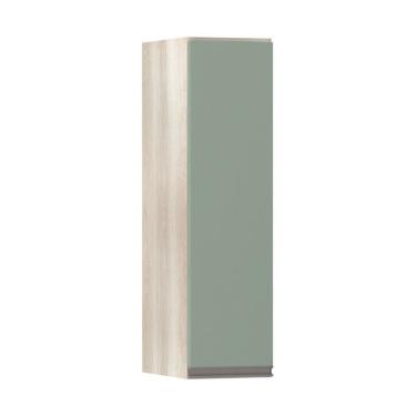 Imagem de Armário Luciane 20cm 1 Porta Luci Legno Crema C/Verde Jade