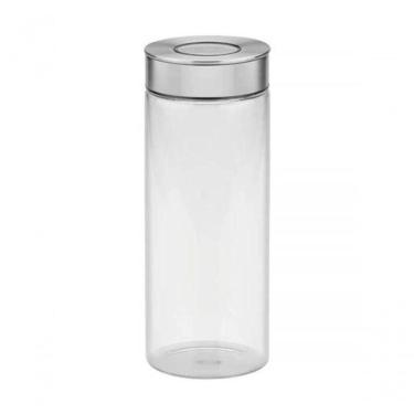 Imagem de Pote De Vidro Tramontina Purezza Com Tampa De Aço Inox 10cm 1,8 Litros
