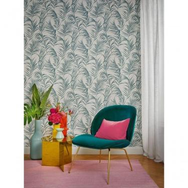 Imagem de Papel De Parede Barbara Home Folhagem Verde 560879