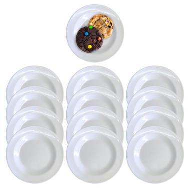 Imagem de 12 Pratos Para Sobremesa em Melamina Buffet e Restaurantes 17,5cm - Be