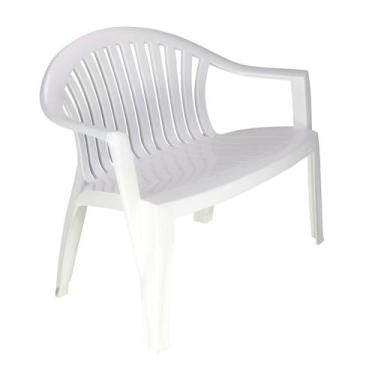 Imagem de Banco Tramontina Leme 114 cm em Polipropileno Branco