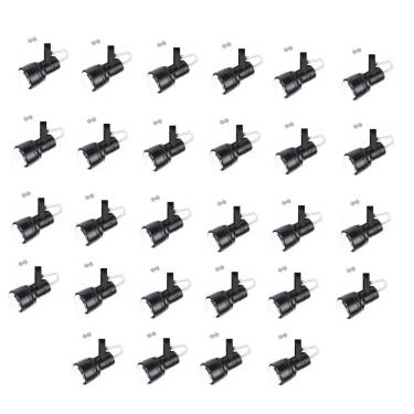 Imagem de Kit 28 Spot Trilho Perfilado Eletro calha Par20 Bulbo OL4