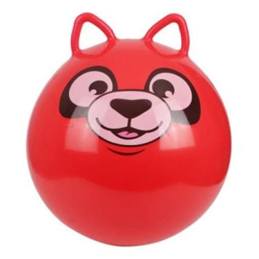 Imagem de Brinquedo Bola Pula Pula Inflável Com Alça id2- Cor Vermelho