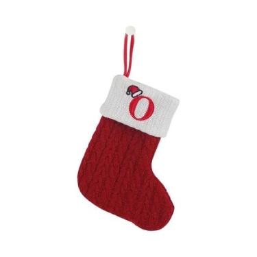 Imagem de Meias De Natal Com Letras Em Forma De Floco De Neve, Decoração Para Ca