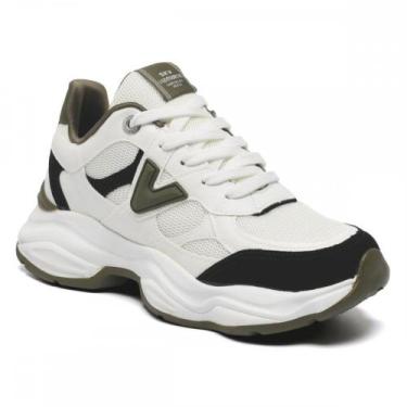 Imagem de Tenis Via Marte 15802322 Chunky Feminino, Branco, 37