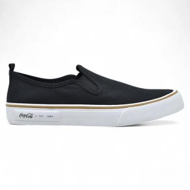 Imagem de Tenis Coca Cola Masculino Iate City Casual Slip On Conforto - Coca-Col