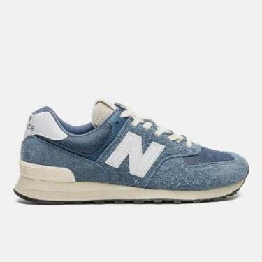 Imagem de Tênis New Balance 574 V2 Masculino Azul Claro E Branco-Masculino