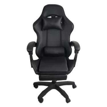 Imagem de Cadeira Gamer Ergonômica Reclinável Com Apoio Para Os Pés