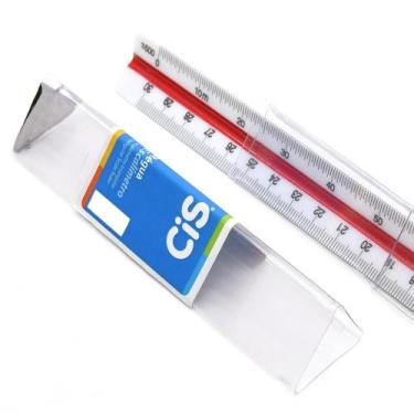 Imagem de Régua Escalímetro Triangular 30cm - Cis