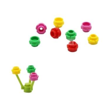 Imagem de Acessórios De Plantas E Folhas De Grama Verde Para Jardim DIY MOC Idea