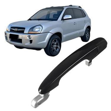 Imagem de Maçaneta Puxador Fechadura Porta Traseira Esquerda Tucson 2005 2006 20