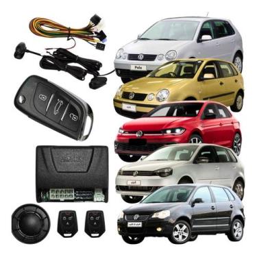 Imagem de Alarme Automotivo CBPlus FKS Trava Antifurto Segurança VW Polo+2contro