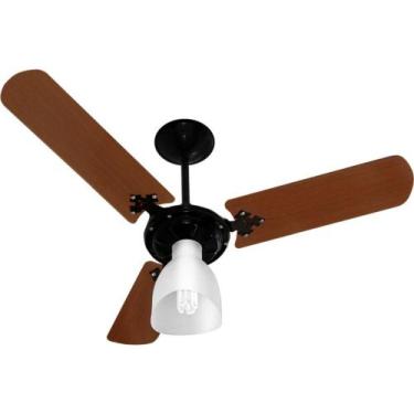 Imagem de Ventilador Teto Ventidelta New Ligth 3 Pas Preto 220V 38-3223, Preto, 