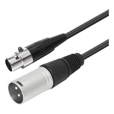 Imagem de Cabo Mini Xlr Fêmea 3pin X Xlr Macho 1.2m Sk-mxlr3p Skypix