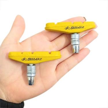 Imagem de Par Sapatas VBrake 70mm MTB Aro 26 Freio Desempenho colors - SILBIKE, 