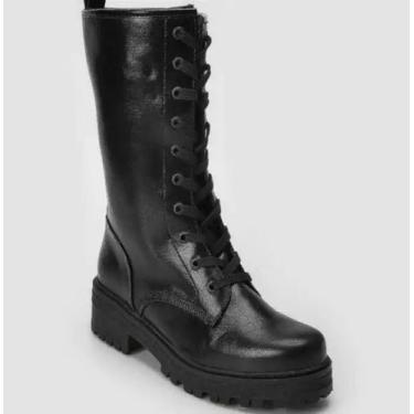 Imagem de Bota Mooncity Coturno Montaria De material sintético Cano Alto Super C