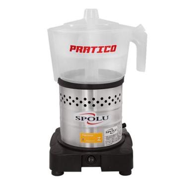 Imagem de Espremedor de Frutas Prático Spolu Inox - Preto, 110V