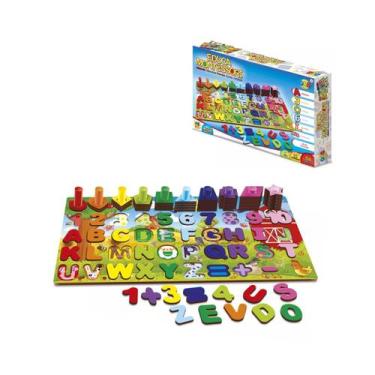 Imagem de Brinquedo Educa Montessori GGB Educativo e Pedagógico 94 pcs - GGB bri