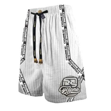 Imagem de Bermuda Cyclone Veludo Basket Canadian New V26, Branco, P
