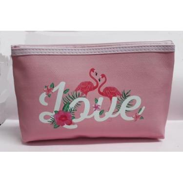 Imagem de Nécessaire Estojo Retangular Flamingo 20,5X 12,5CM - KOPECK, Pink