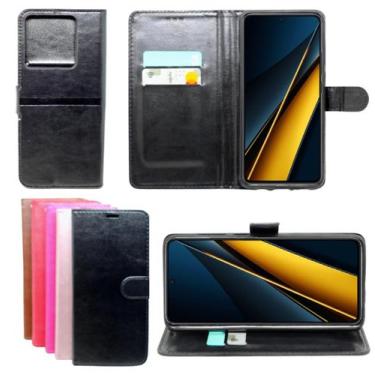 Imagem de Capa Capinha Carteira Para Redmi Poco X6 5g Flip Case - Mustangshop, V