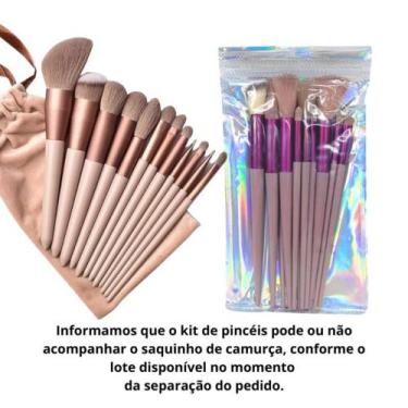 Imagem de Kit Pincel de Maquiagem 13 peças - generica
