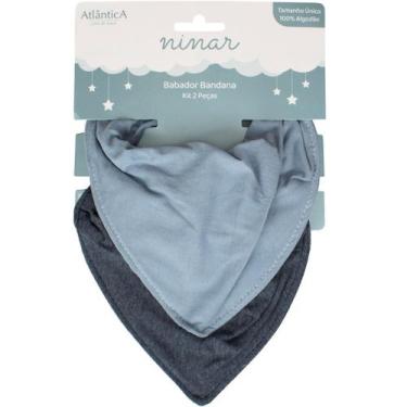 Imagem de Babador para Bebê Malha 2 Pçs Baby 100% Algodão - Porto Franco