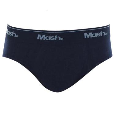 Imagem de Cueca Slip 100% Algodão Infantil - Mash, Marinho, M