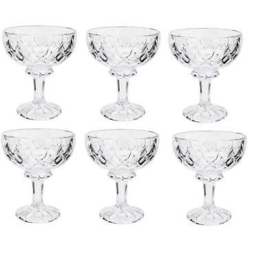 Imagem de Conjunto 6 taças Sobremesa de Cristal Angel 260ml - Wolff