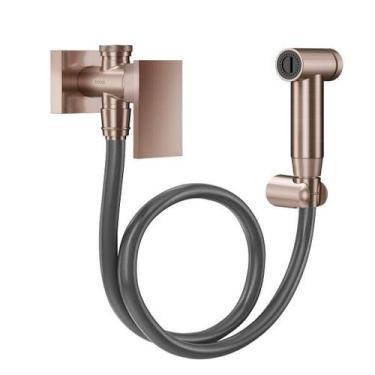 Imagem de Ducha Higiênica com Registro e Derivação New Edge Cobre Escovado 00925