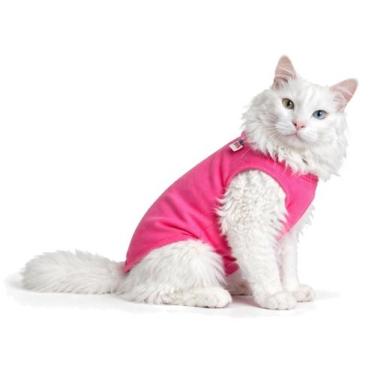 Imagem de Roupa Protetora Pós-Cirúrgica Pet Para Castração de Gato Fêmea - Cor R