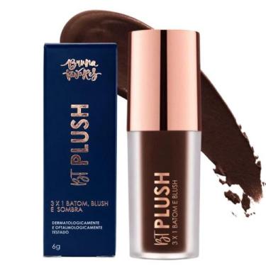 Imagem de Batom, Blush e Sombra 3x1 Bruna Tavares Bt Plush Coffee 6g Bps13b
