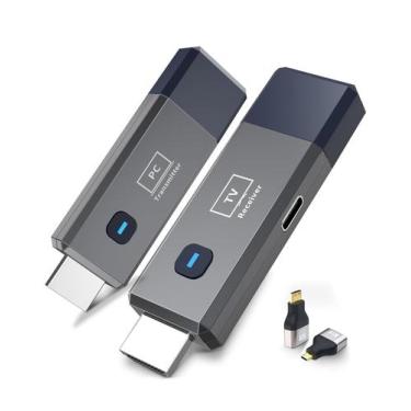 Imagem de Transmissor e Receptor HDMI ANJCTDD 100m 1080P Sem Fio