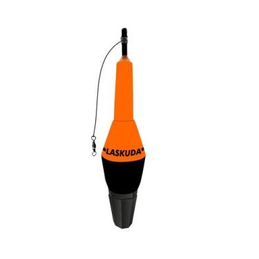 Imagem de Boia Torpedo Ecológico Laskuda - 20cm - 70gr - JR Pesca, Vermelho
